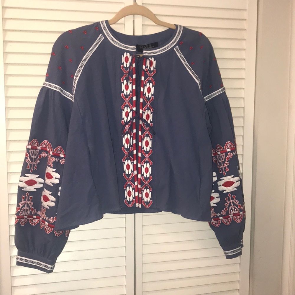 🔥RD & KOKO anthropologie embroidered top🔥 - Picture 6 of 8